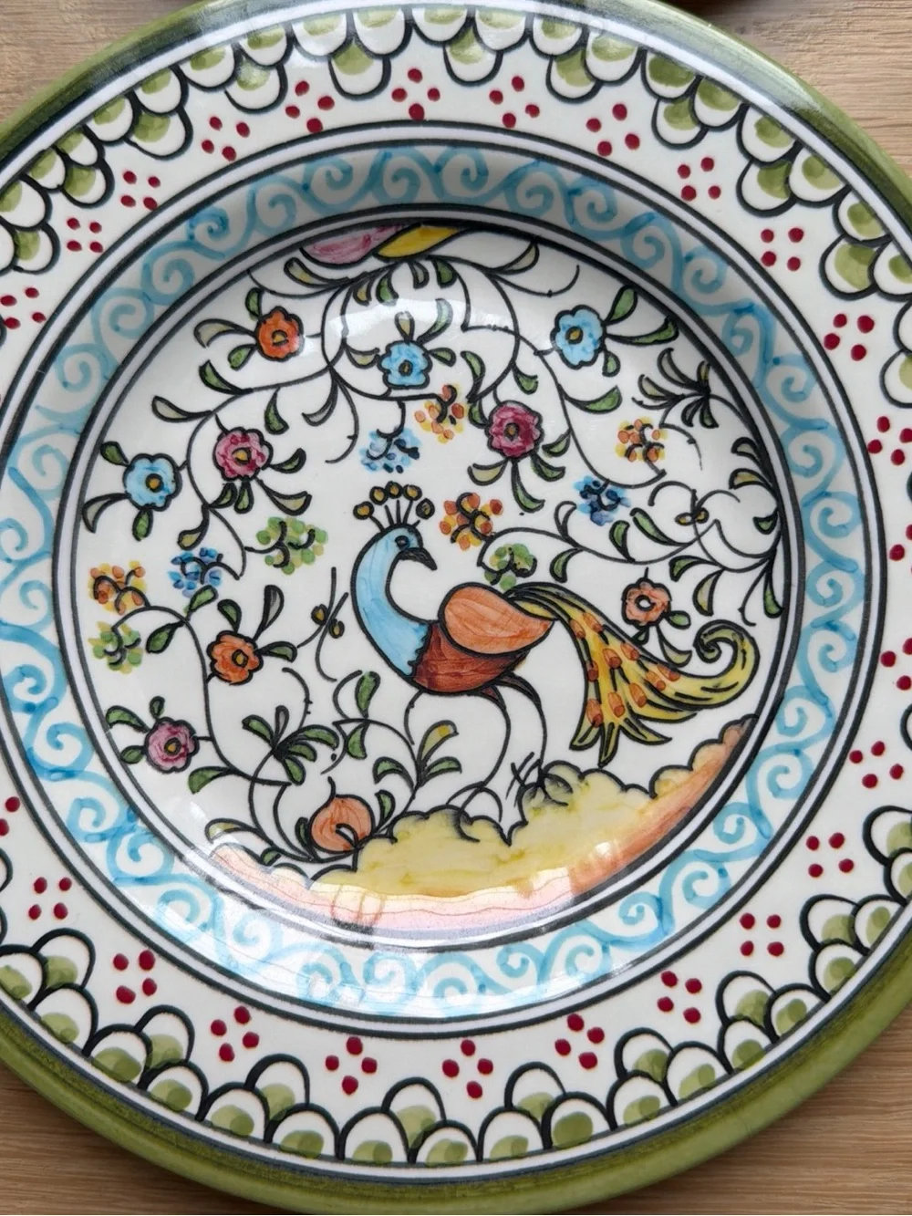 Rare Set of 4 Mixed Williams Sonoma Melamine Nazari Salad Plates 8.75”